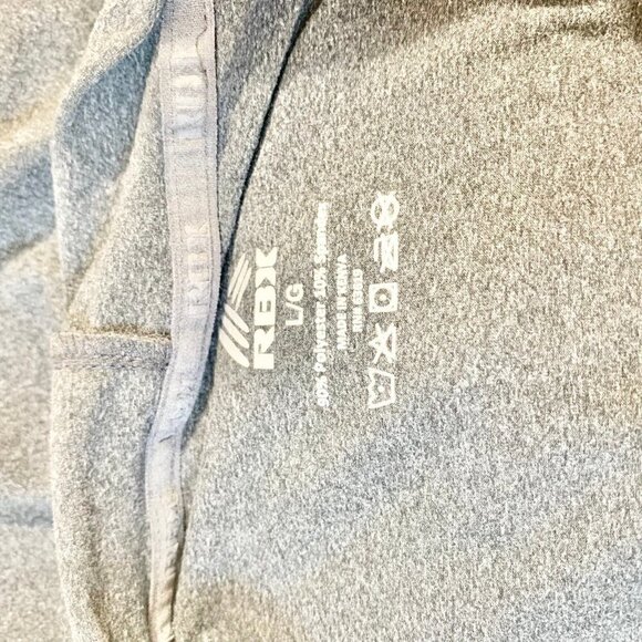 RBX gray long sleeve lightweight hooded pullover top with‎ thumb holes - Picture 7 of 9